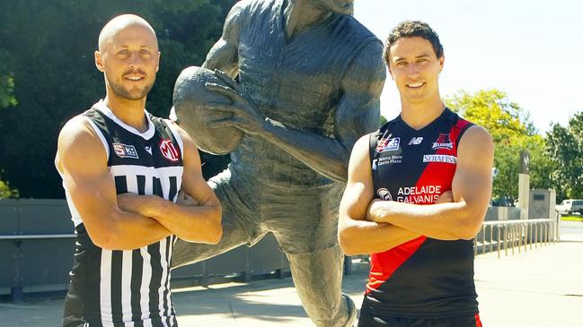 Former West Adelaide captain Tom Keough (right) Picture: Peter Argent.