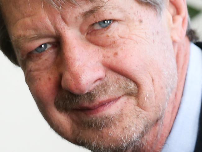 28/07/16 P.J. O'Rourke pictured in Sydney during an interview with Bill Leak. Renee Nowytarger / The Australian.