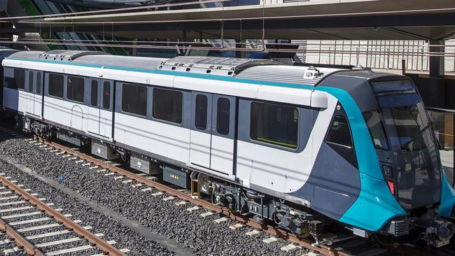 Driverless Metro trains can reach speeds of up to 100km/h.