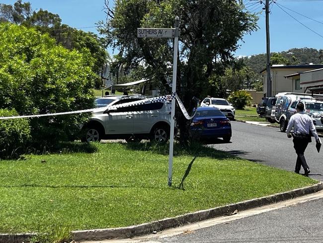 Police have set up a crime scene at a home on the corner of Marsh Ave and Suthers Ave in Frenchville after a man was found dead.