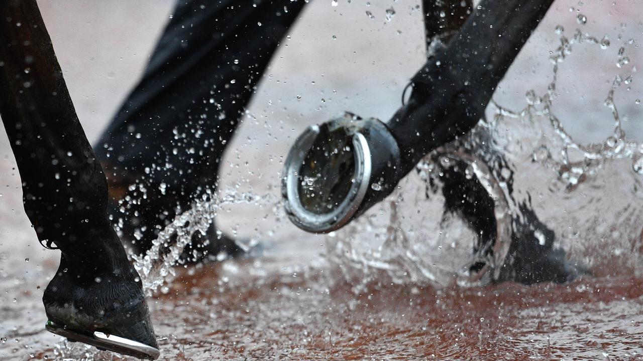 The appalling conditions in mounting yard show the extent of the heavy rainfall.