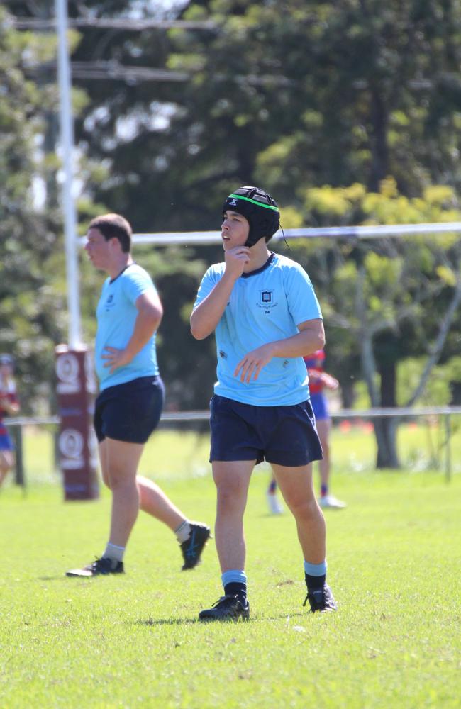 Ballymore Cup rugby action at the Albany Creek Brumbies Junior Rugby Union Club on Friday, April 12, 2024.