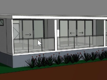 Artists impression of the rooms.