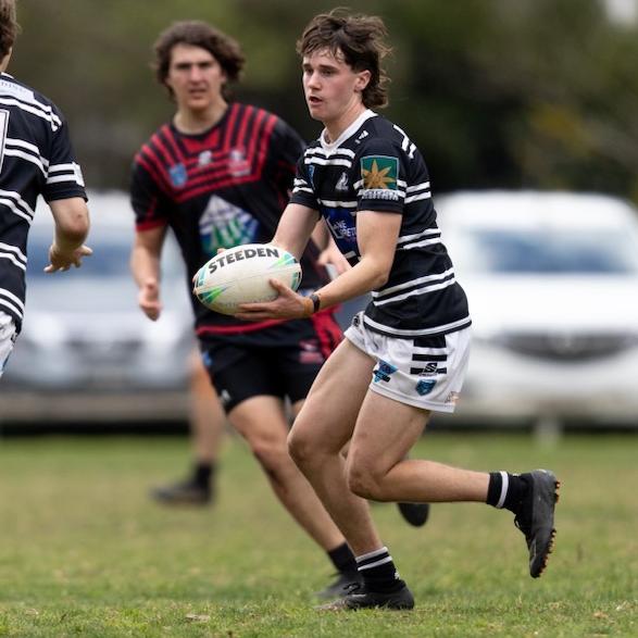 Macklin Berry of the Berry Shoalhaven Heads Magpies U18s. Picture: Tahlia Crane Photography