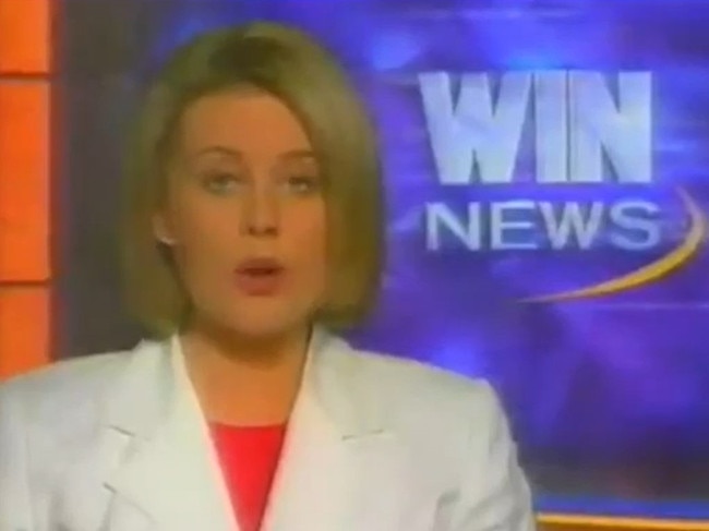 Sam Armytage appears unrecognisable in a resurfaced video from the ’90s. Picture: Today.