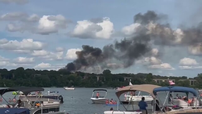 Jet crashes during Thunder Over Michigan air show | The Australian