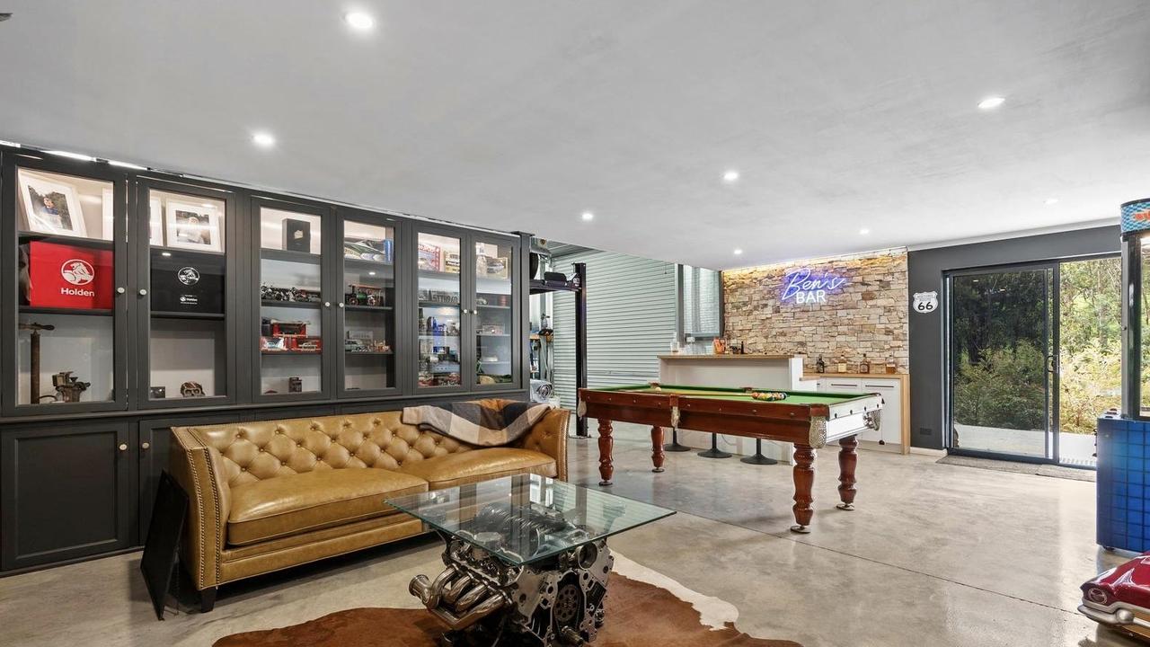 Man caves are a common theme in car enthusiasts home across the country.