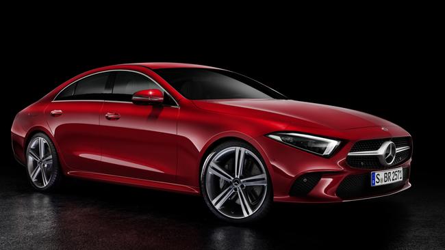 Swoopy four-door: the latest generation CLS.