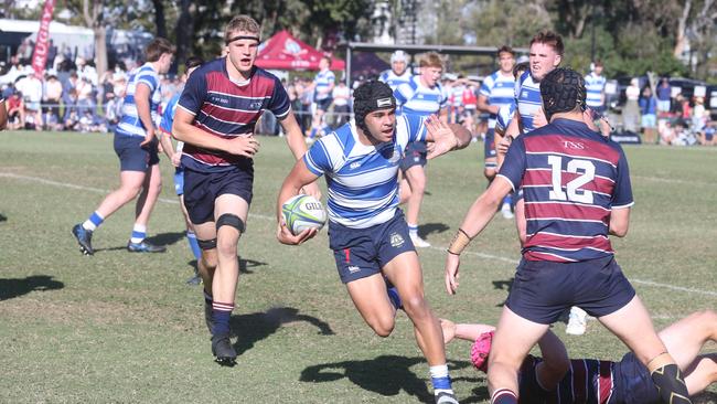 GPS First XV rugby grand final between TSS and Nudgee College.9 September 2023 Southport Picture by Richard Gosling