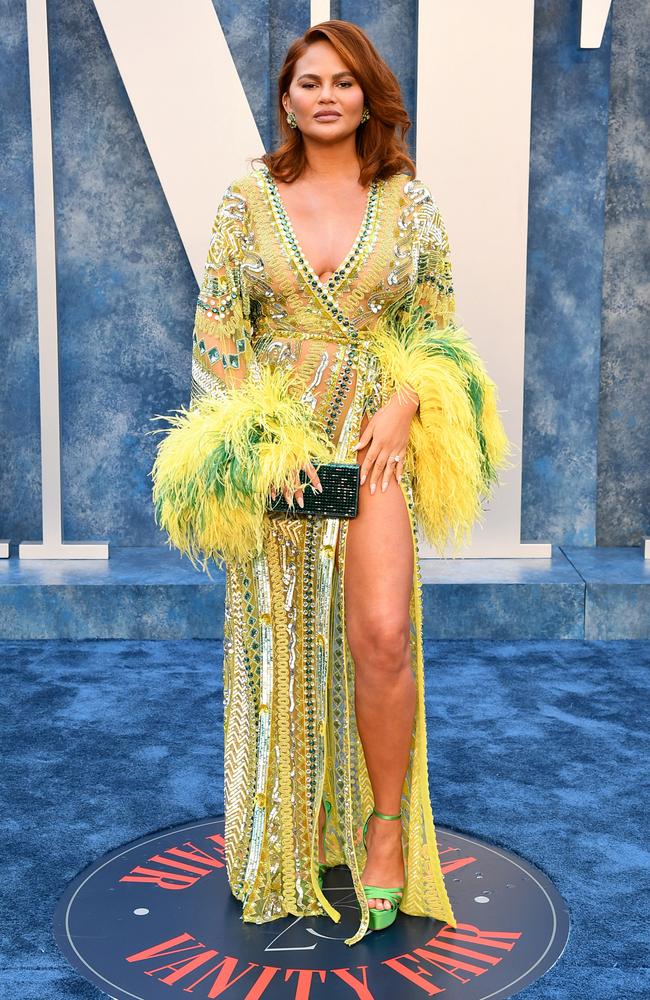 Chrissy Teigen Zuhair Murad at the event. Picture: Getty