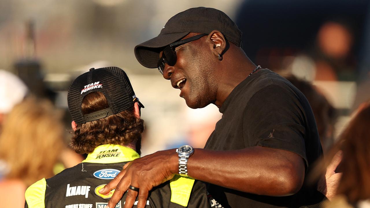 Michael Jordan owns the 23XI Racing NASCAR team. James Gilbert/Getty Images/AFP (Photo by James Gilbert / GETTY IMAGES NORTH AMERICA / Getty Images via AFP)