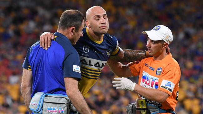 Blake Ferguson is in some doubt for the game. Picture: Bradley Kanaris/Getty Images