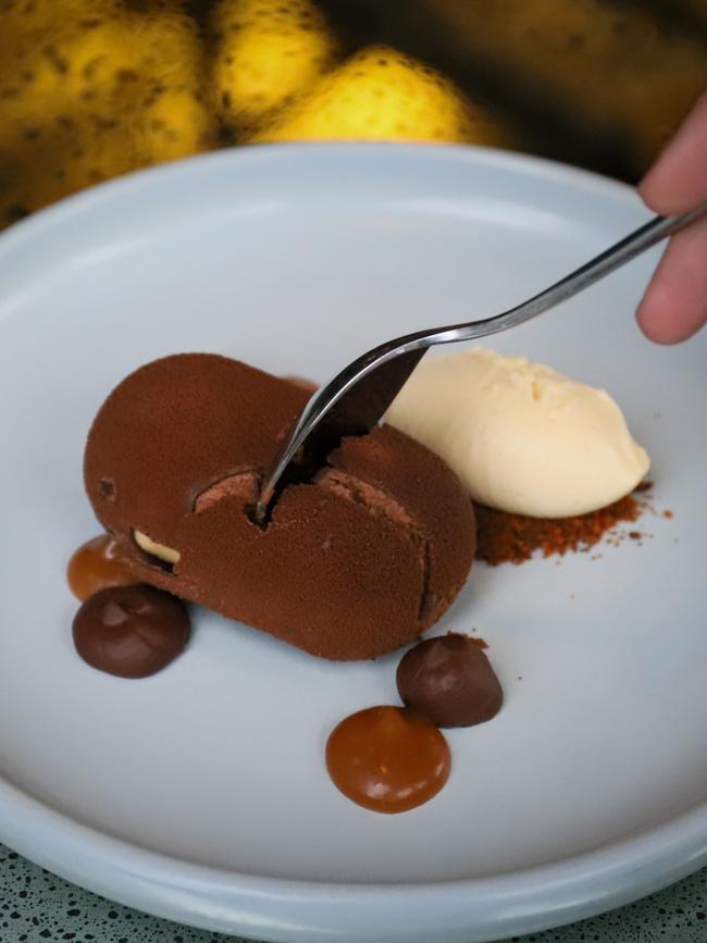 The Gantry’s chocolate dessert. Picture: Jenifer Jagielski