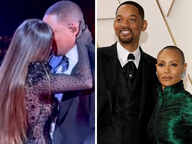 Will Smith hit the stage with singer India Martinez in Miami, where the pair put on a very flirty performance.