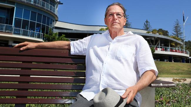 Former National Service veteran Peter Murphy has questioned a change in long-standing traditions at Twin Towns such as removing your hat when entering the premises and playing of the Ode at 6pm. Photo: WENDY POWICK