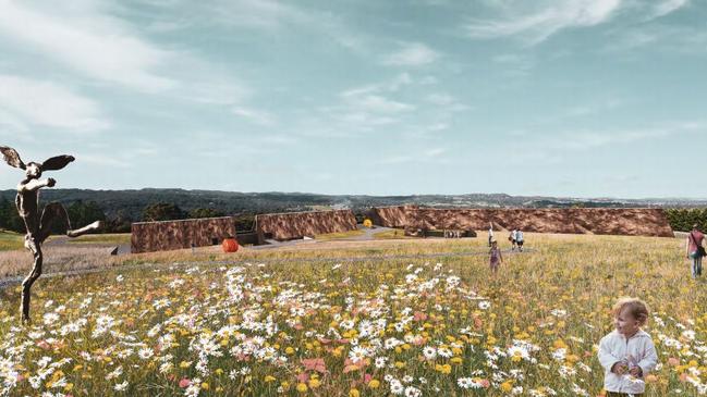 An artist impression of the site in Harkaway. Picture: Architecture Associates