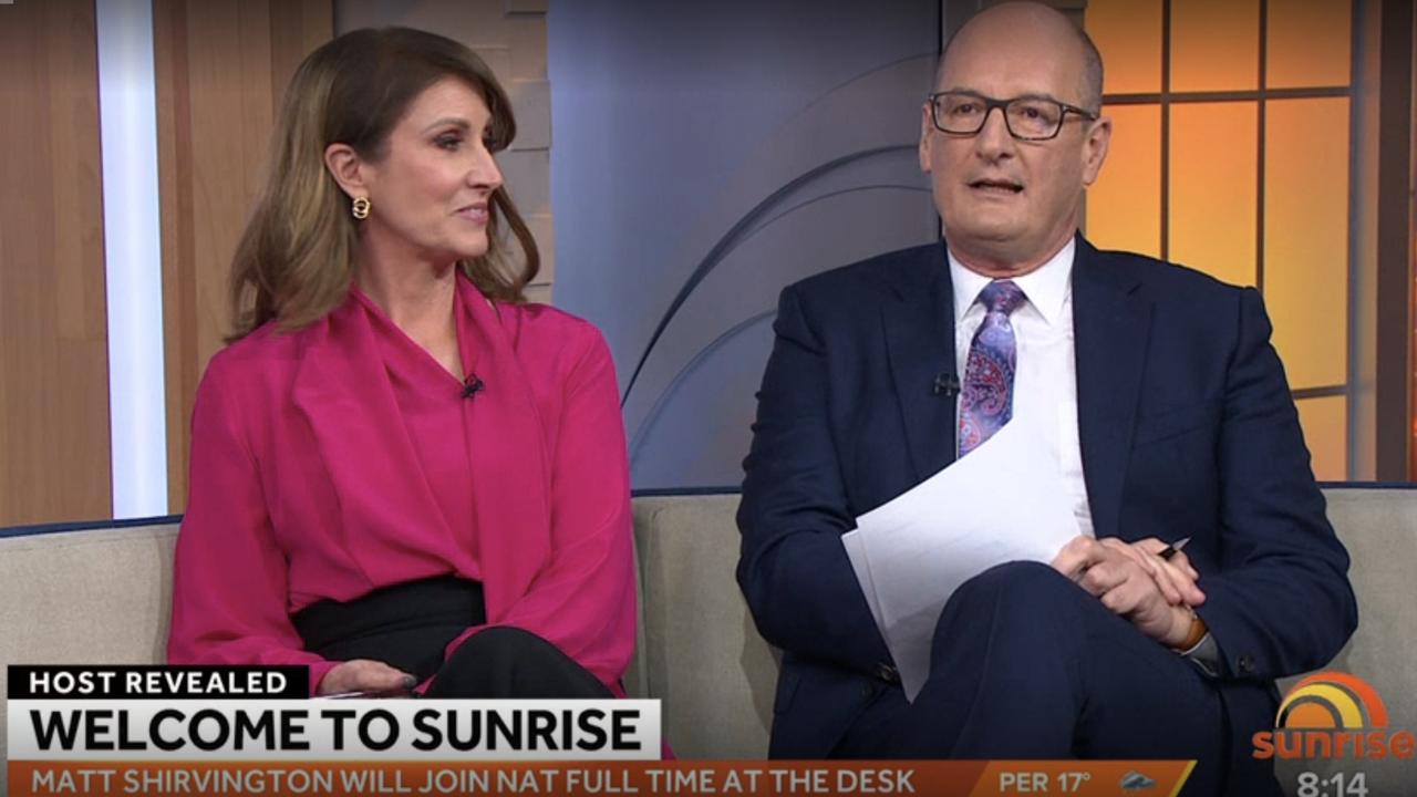 Surprise! Matt Shirvington has been named as the new Sunrise co-host.