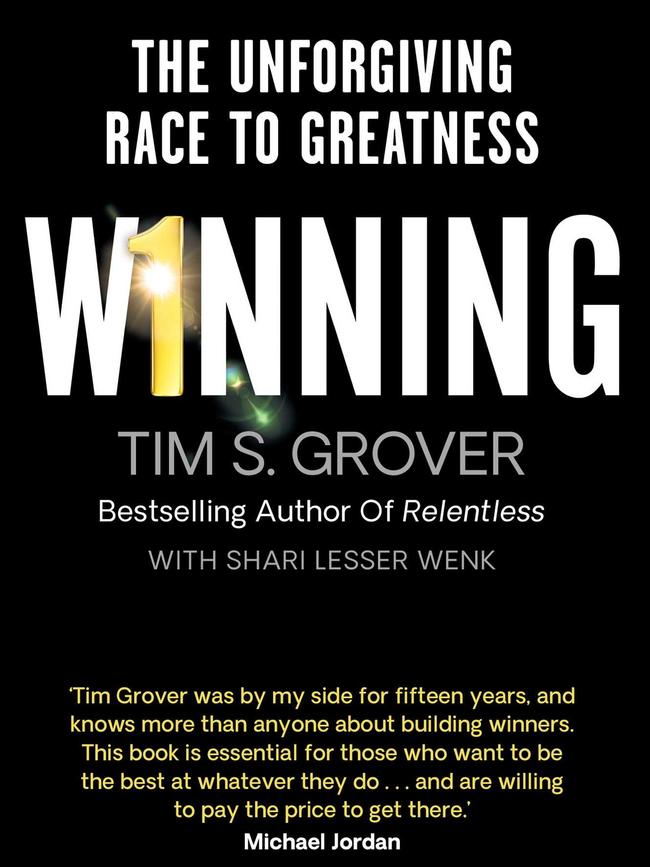 The cover of Tim Grover's book Winning.