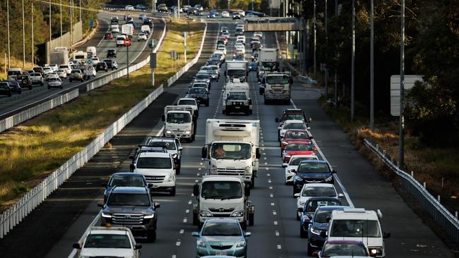 More than half of people surveyed had been negatively impacted by an experience on the Bruce Highway. Picture Lachie Millard