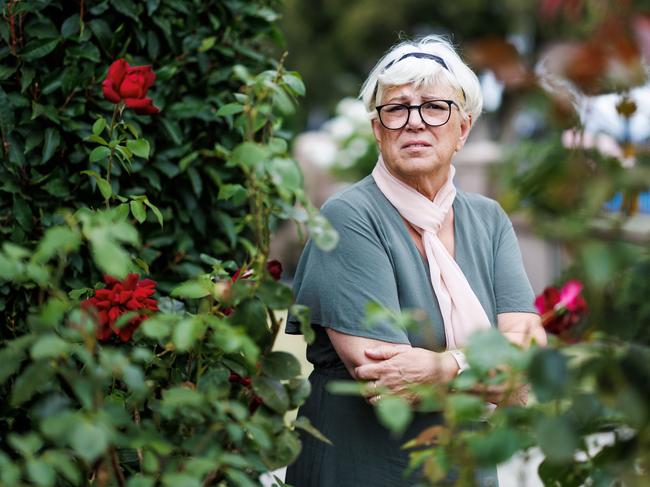 Port Arthur massacre survivor Pauline Grenfell at her home in Melbourne. She has called on the government to close a loophole experts warn is fuelling the black-market ammunition trade. Picture: Aaron Francis / The Australian