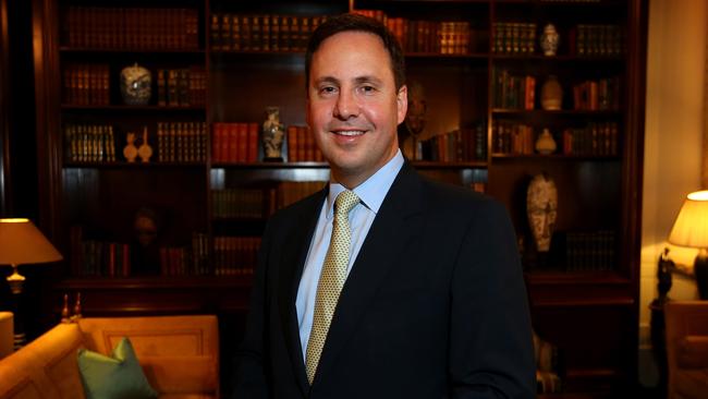 Trade Minister Steven Ciobo in Peru. Picture: Kym Smith