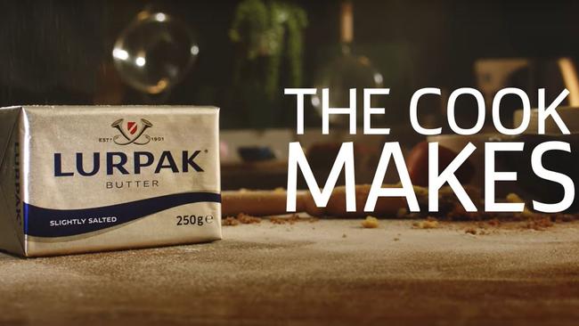 Lurpak butter advertising.