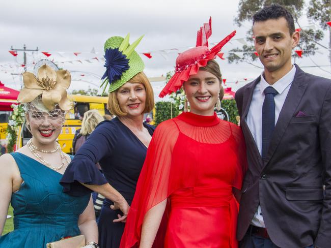 Lara Henry, Carol Crawford, Madeline Crawford and Brodee Kurz. Picture: Mark McQuillan