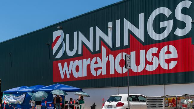 Even Wesfarmers’ flagship business Bunnings Warehouse lost momentum. Picture: Emily Barker