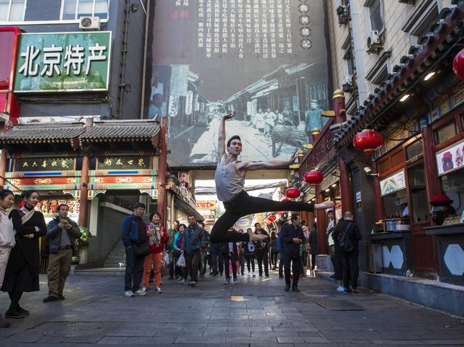 The Australian Ballet in China. Newly appointed Principal Artist Brett Chynoweth in Beijing