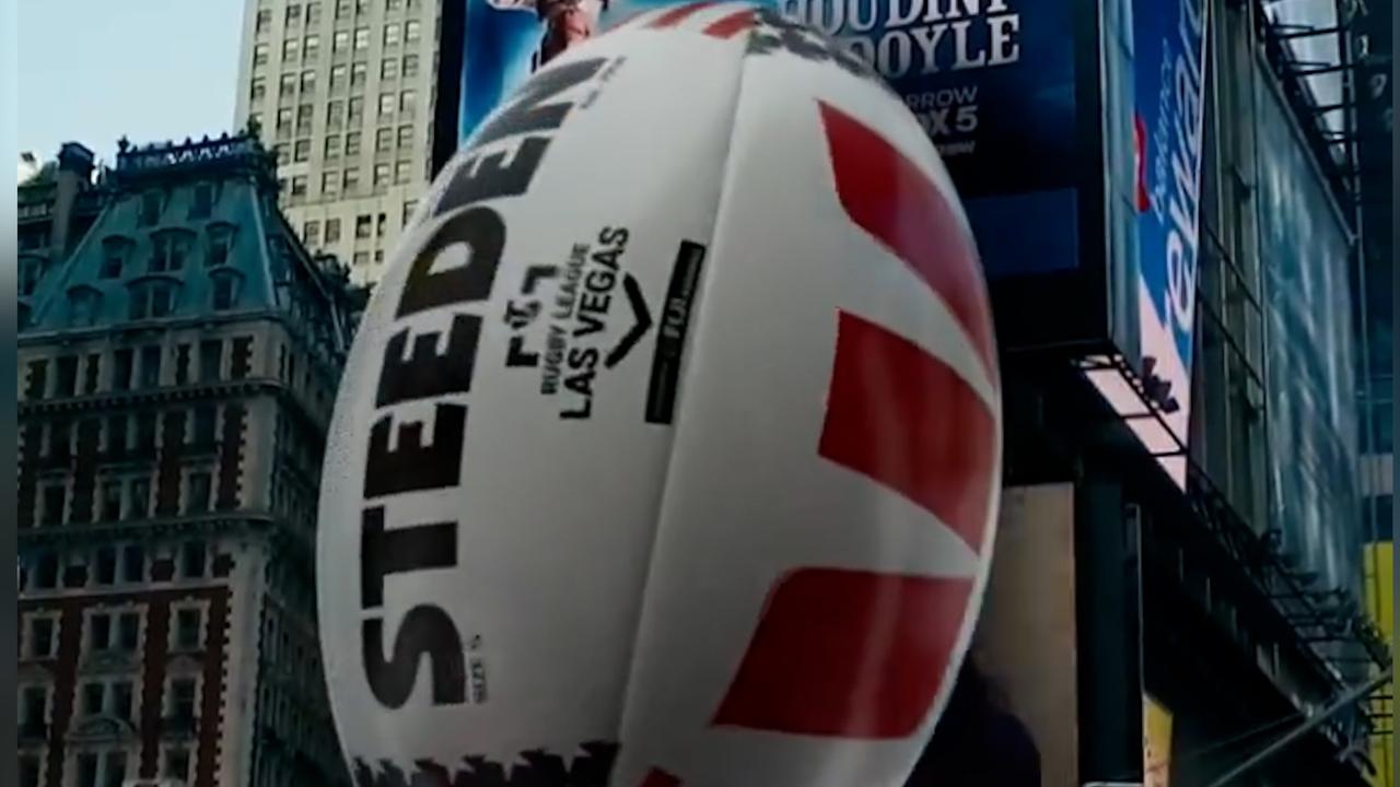 Rugby League Takes Over New York’s Times Square Ahead of Historic Season Opener in Las Vegas
