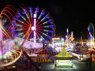 Fireworks at the Ekka. Pic Peter Wallis