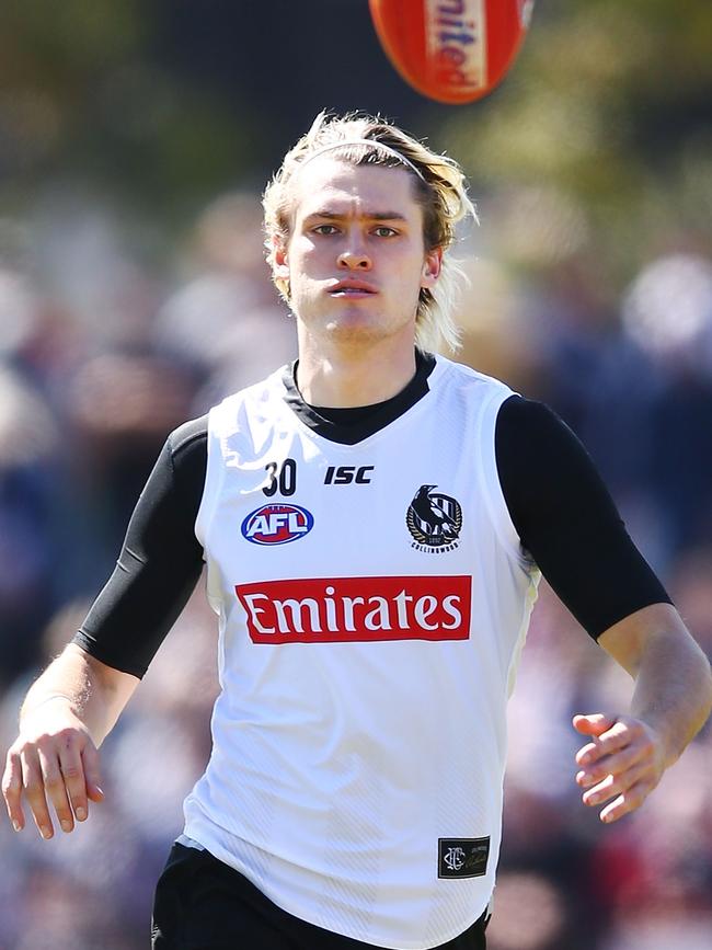 Darcy Moore couldn’t break into Collingwood’s grand final team.