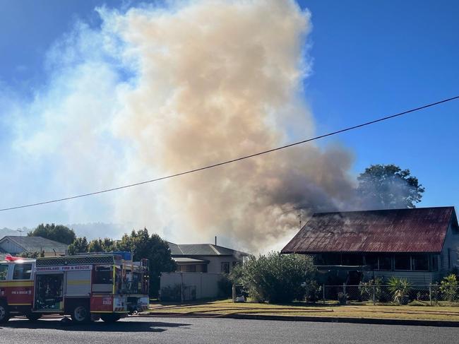 House fire in Nanango June 17, 2024.