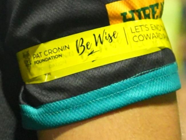 All players will wear yellow armbands throughout the Round. Picture: Supplied.