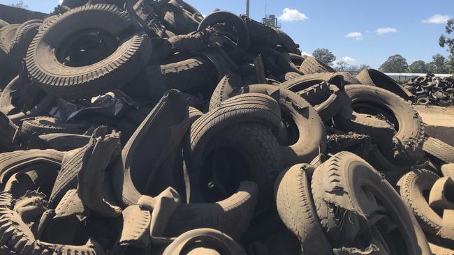 Piles of tyres cost thousands to dispose