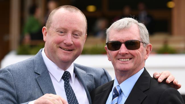 Trainers Wayne and John Hawkes (pictured) along with Michael Hawkes have found an ideal race for Airman to resume with a win at Kensington on Wednesday. Picture: AAP Image