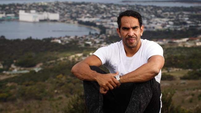 Former Adelaide Crows star Eddie Betts in Port Lincoln. Picture: Matt Turner