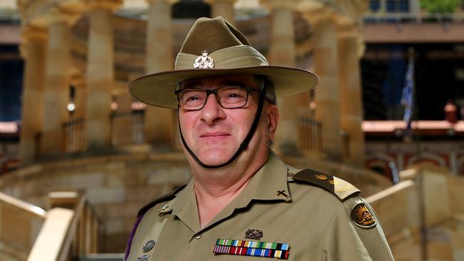 Thanks A Million Campaign - Army Chaplain Charles Vesely has been working hard ministering his team of Chaplains and Army personnel through the bushfires and Covid-19 Brisbane Friday 6th November 2020 Picture David Clark