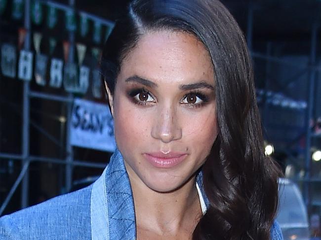 NEW YORK - MARCH 18: Meghan Markle seen at the Today Show on March 18, 2016 in New York, New York.  (Photo by Josiah Kamau/BuzzFoto via Getty Images)