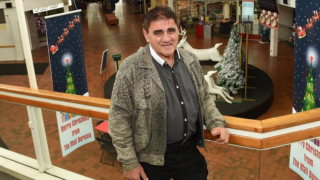 Boronia Mall security guard Lawrence Peresso has taken on the role of centre manager and is looking revitalise the centre. Picture: DAVID SMITH