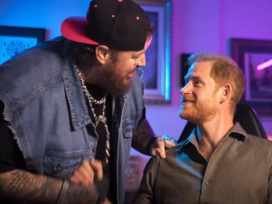 Prince Harry with Jelly Roll. Picture: Instagram/invictusgames25