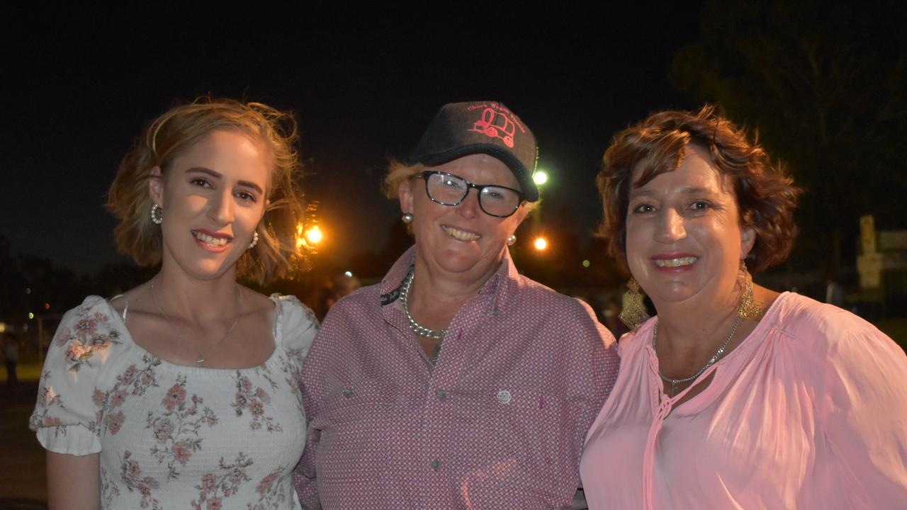 Bernie Cubis, Sarah Wells, and Kelly Cubis were hardworking volunteers behind the bar at the Warwick NYE Rodeo.