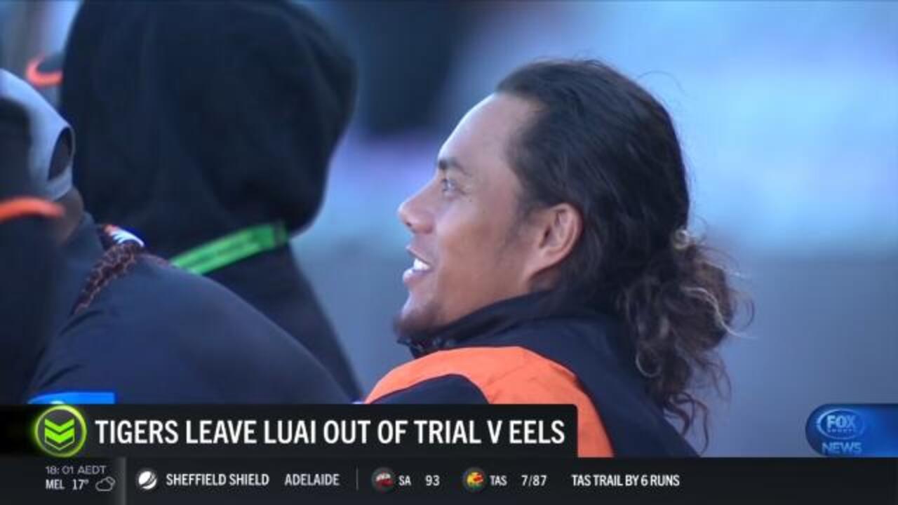 Tigers leave Luai out of Eels trial