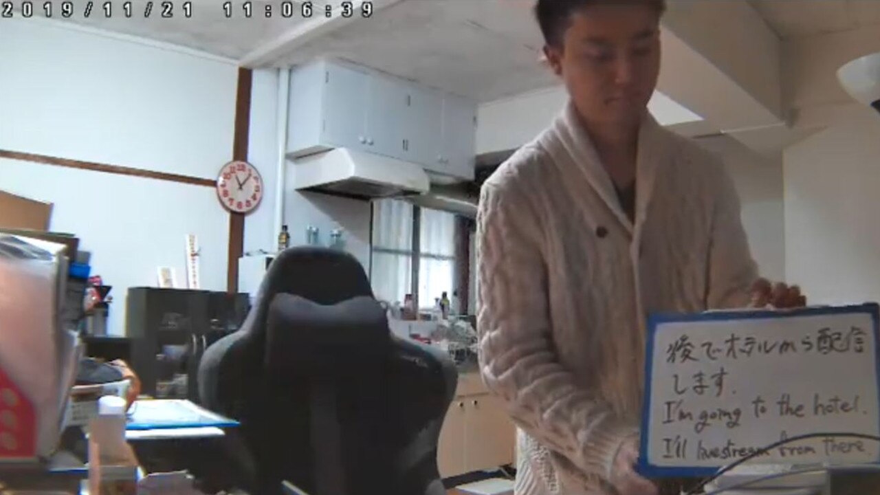 The owner livestreams himself from his office when no one’s in the room. Picture: One Dollar Hotel