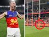 Teen’s celebration leaves teammates in stitches