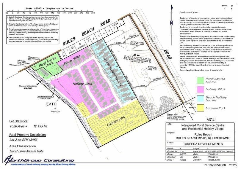 Part of the plans for the Rules Beach residential and tourism project, which is on the market.