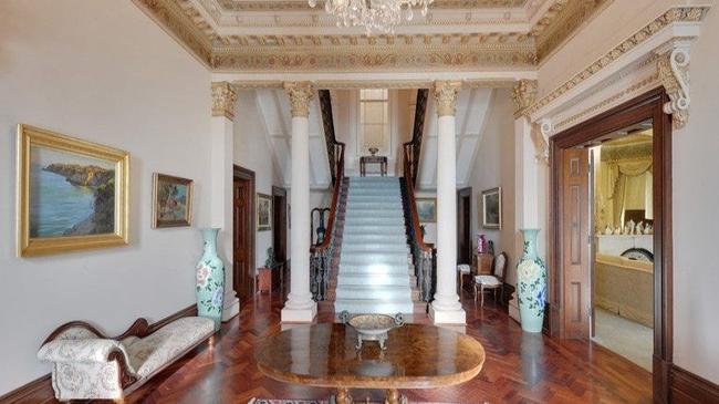 Inside the mansion in Glen Osmond, pictured when it was previously sold. Picture: realestate.com