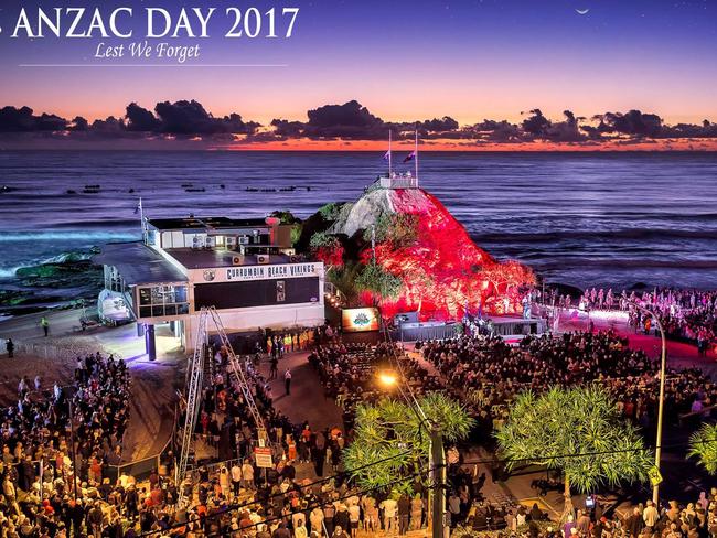 Anzac Day at Elephant Rock. Picture: DK Photography