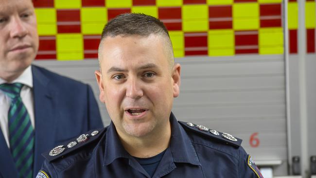 CFS Chief Officer Brett Laughlin. Picture: NCA NewsWire / Roy VanDerVegt