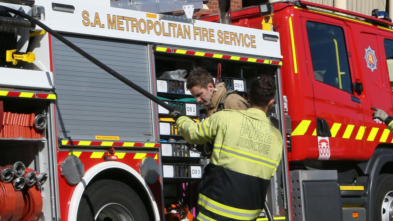 Police have launched investigations into fires at businesses in Stonyfell and Flinders Park. (AAP/Emma Brasier)